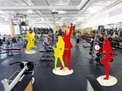 PLV pour salles de musculation